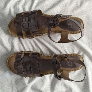 Pewter Espadrilles Sandals